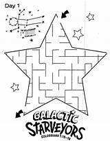 Vbs Coloring Maze Galactic Starveyors Bible Easy Sheet Crafts School Worksheets Space Printable Printables Kids Kindergarten Worksheet Choose Board sketch template