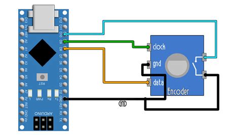 led chaser  arduino  rotary encoder circuit  vrogueco