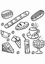 Coloring Pages Food Cakes Cupcakes Book Desserts Kids Cupcake Print Color Printable Adults Adult Coloriage Geeksvgs Beautiful Different Cake Justcolor sketch template