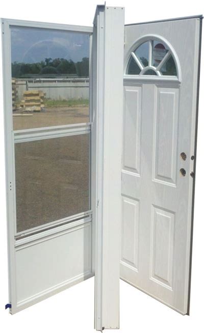 steel door fan window rh  mobile home