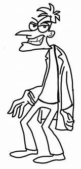 Doofenshmirtz Dr Drawing Draw Ferb Phineas Step Lesson Kids Drawinghowtodraw 2009 sketch template