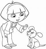 Dora Coloring Pages Friends Explorer Kids Cartoon  Size Wikia Wiki Mime Jpeg sketch template