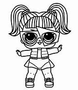 Lol Colouring Boneca Glitters Lolbit Youtu Dolls sketch template