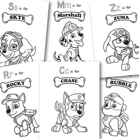 paw patrol coloring pages mom wife busy life