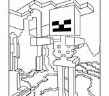 Minecraft Coloring Pages Skins Skeleton Print Dog Herobrine Getcolorings Printable sketch template