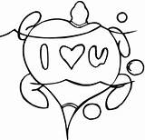 Coloring Pages Turtle Valentine Valentines Disney Clipartmag Tinkerbell sketch template