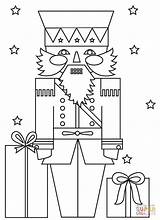 Coloring Christmas Nutcracker Soldier Pages Printable Template Fallen Cartoon Templates Paper Categories sketch template