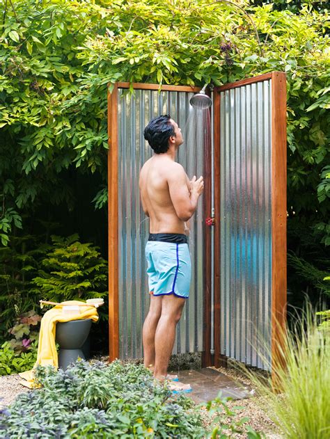How To Build An Outdoor Shower Sunset Magazine