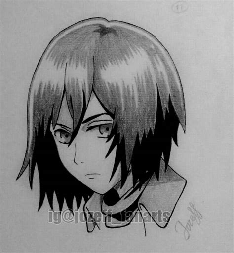 How To Draw Mikasa Ackerman From Attack On Titan