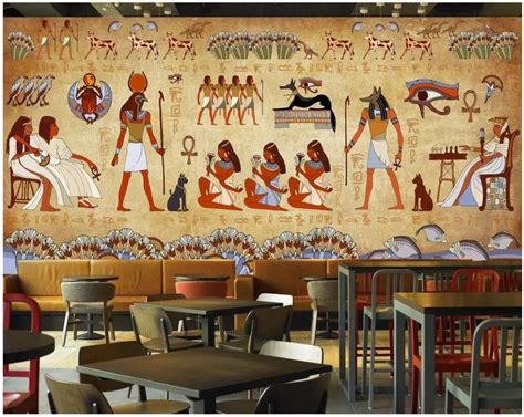 3d Photo Wallpaper Custom Mural Retro Nostalgic Ancient Egyptian