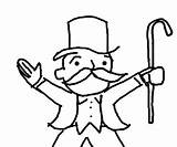 Monopoly Hat Getdrawings sketch template