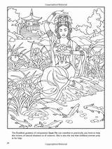 Goddess Goddesses Colouring Selina Fenech Feerique Crayola Tibet Dover Inde Imgarcade Buddhist Pagan sketch template