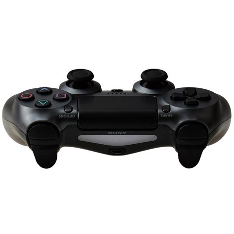 sony dualshock  controller  steel black ps game mania