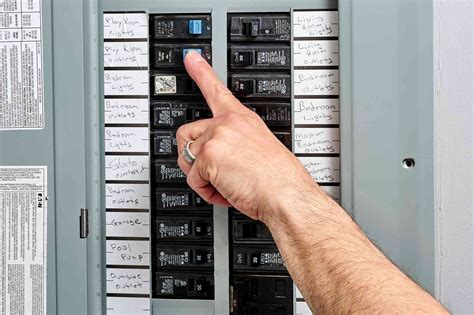 safely turn  power   electrical panel