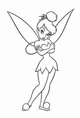 Tinkerbell Coloring Pages Drawing Princess Tinker Bell Colouring Drawings Kids Disney Frozen Jpeg Choose Board sketch template