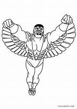 Falcon Superheld Ausmalbilder Malvorlagen Avengers Ausdrucken Kostenlos Cool2bkids sketch template