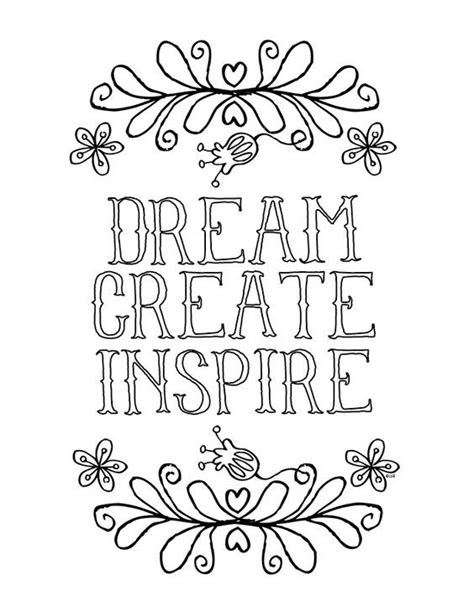 inspirational coloring page livelaughrowecom quote coloring pages