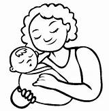 Madre Mothers Drawing Licencia Maternidad Dibujalia Regalar Bebé sketch template