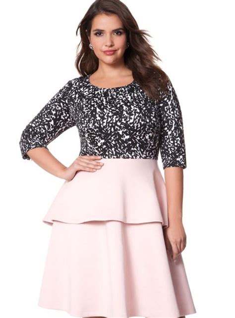 Tiered Dresses Plus Size Pluslook Eu Collection