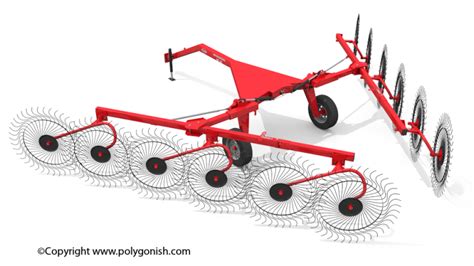 kuhn sr  wheel rakes  model polygonish store