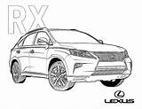 Coloring Lexus Pages Color sketch template