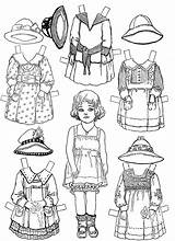 Paper Coloring Doll Dolls Pages Kids Printable Color Cut Printables Colouring Book Google Print Mary Girl Vintage Bestcoloringpagesforkids Little Children sketch template