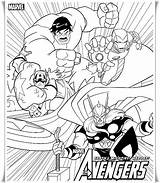 Coloring Pages Avengers Kids Colors sketch template