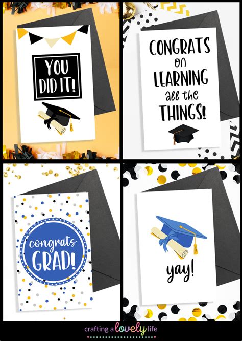 printable  graduation cards