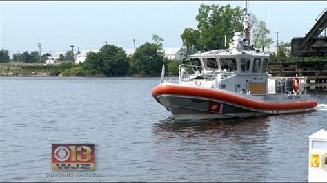 woman found alive 11 hours after falling overboard on md river cbs news