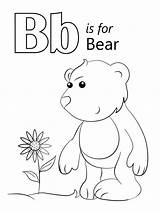 Letter Coloring Bear Pages Alphabet Printable Kids Color Preschool Worksheets Sheets Book Teddy Letters Supercoloring Mycoloring Paper Print Animal Věk sketch template