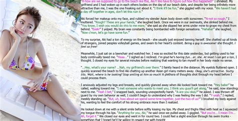 Tg Captions And Stories Quickie Beautiful Beach Side View