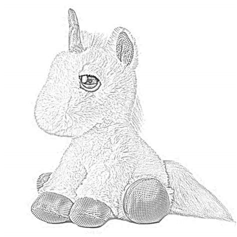 ty unicorn coloring pages