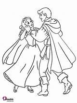 Snow Prince Coloring Pages Charming Choose Board Princess sketch template