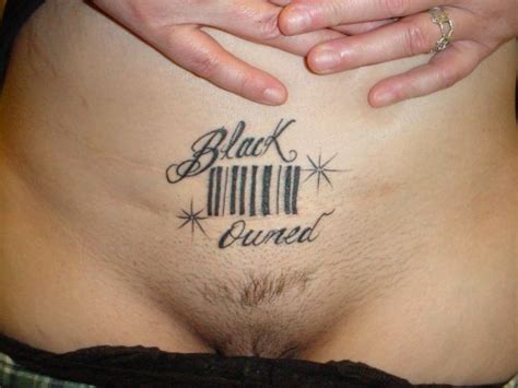 sissy black cock whore tattoo