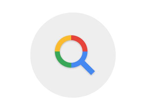 google inspired search icon  david osrow  dribbble