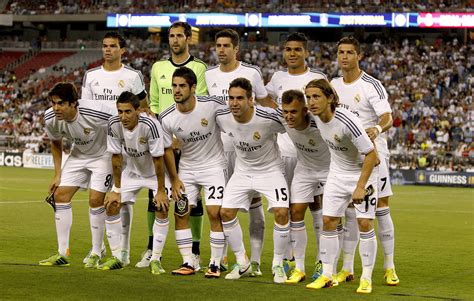 real madrid team pose   team photo  august    world  prx