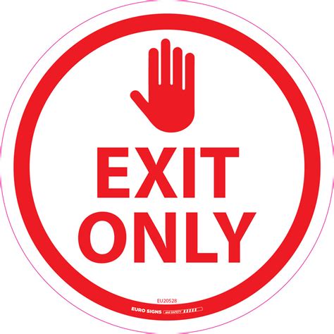 printable exit  signs