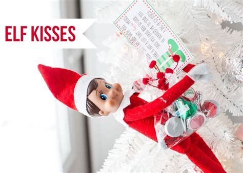 elf kisses poem printable