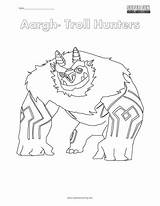 Coloring Troll Hunters Pages Hunter Worksheets Trending Color sketch template