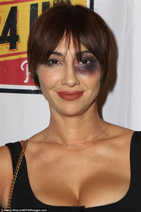 oitnb s jackie cruz has a black eye at her broadway play daily mail