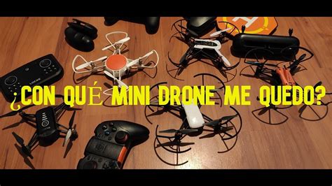 los mejores mini drones  dji tello xiaomi mitu parrot mambola comparativa final youtube