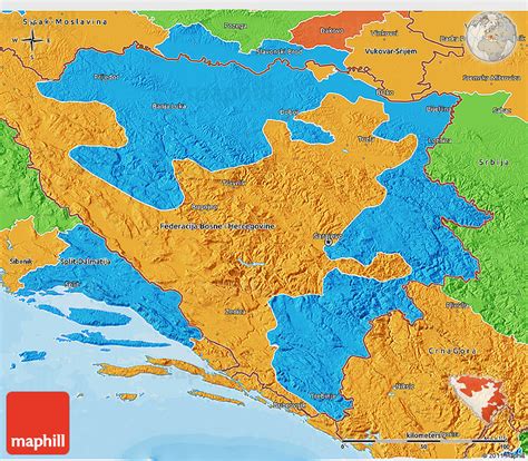Political 3d Map Of Republika Srpska Free Download Nude Photo Gallery