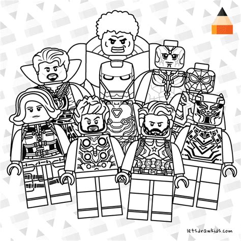 lego avengers infinity war coloring sheets coloringpages