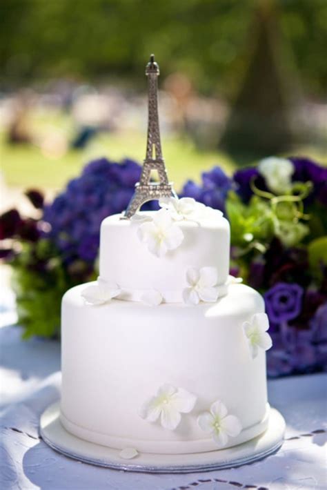 eiffel tower cake topper french wedding popsugar love