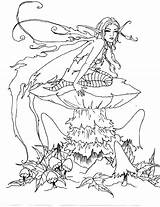 Fairies Elves Pixies sketch template