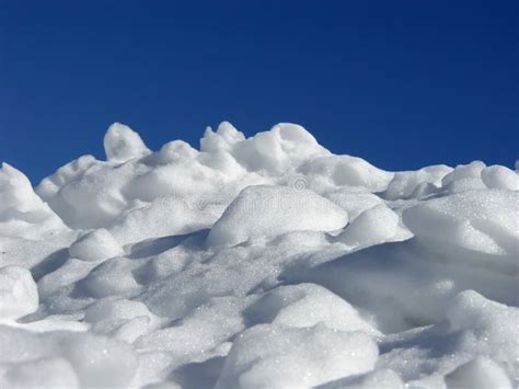 pile  snow stock photo image  clear pile clean nature