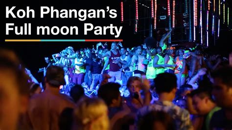 full moon party koh phangan 2016 youtube
