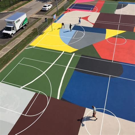 basketball courts  art   world curbed