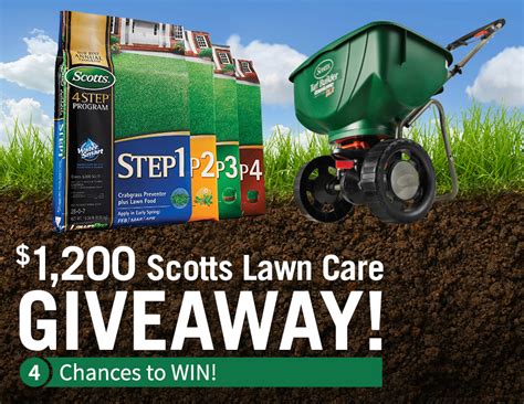 scotts lawn care giveaway familysavings