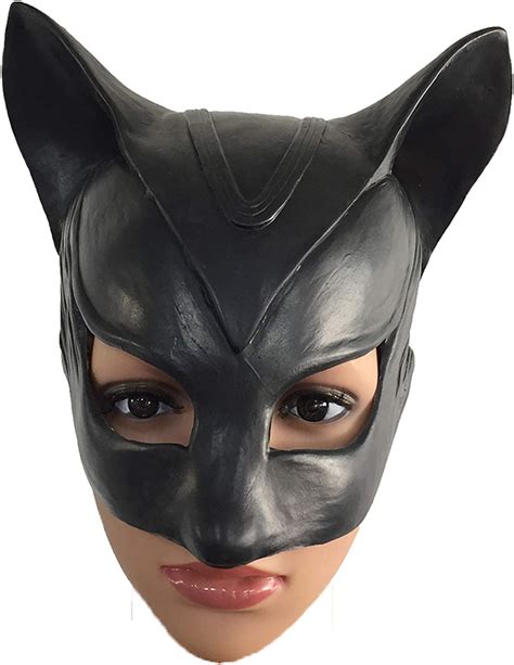Catwoman Mask Cosplay Costume Sexy Fancy Black Size One